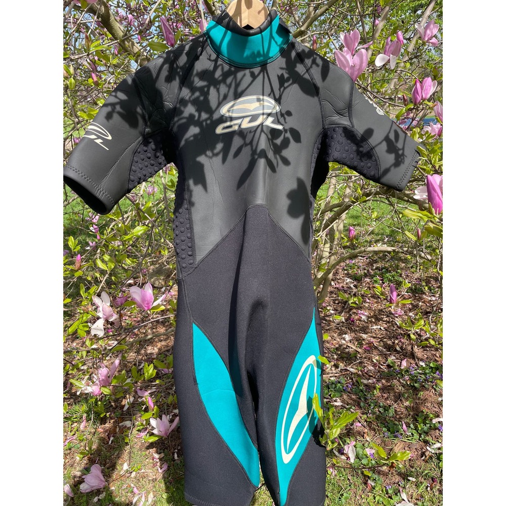 GUL Wet Suit Shorty Mens Black Quest Titanium Free Flex M/L